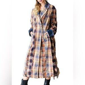 Oli & Hali Po Boy Plaid Jacket